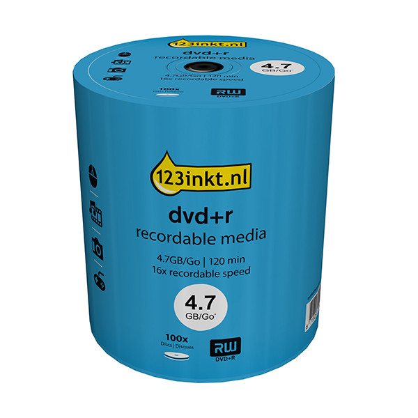 REON ‼︎ DVD 123inkt DVD+R 100 stuks op spindel 123inkt.nl
